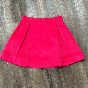 NWT Beaufort Bonnet Parson Pleated Skirt (Corduroy) - Raleigh Raspberry 10